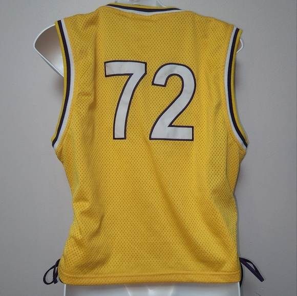 Regal Los Angeles Lakers #72 Sleeveless Jersey Top 3X - Picture 4 of 6